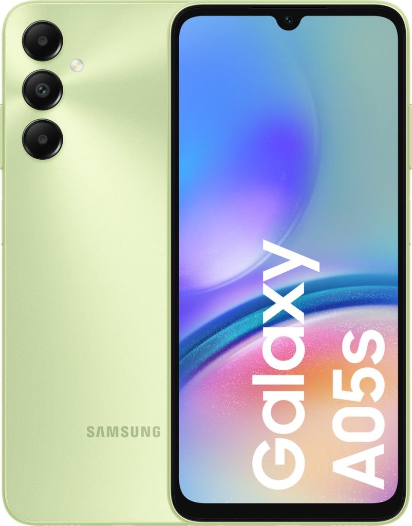 samsung galaxy a05s 128gb light green vooraanzicht