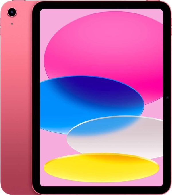 Apple iPad (2022) - 10.9 inch - WiFi - 64GB - Roze – voor- en achteraanzicht
