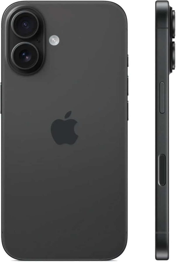 Apple iPhone 16 Plus - 128GB - Zwart – achteraanzicht