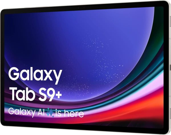 Samsung Galaxy Tab S9 Plus - WiFi - 512GB - Beige – vooraanzicht