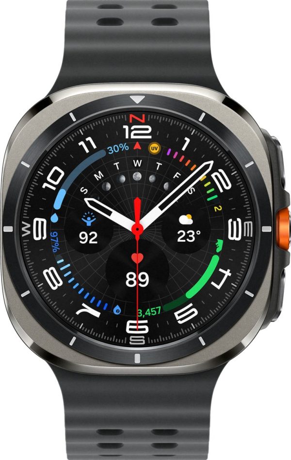Samsung Galaxy Watch Ultra – 47mm – LTE – Titanium Silver – vooraanzicht