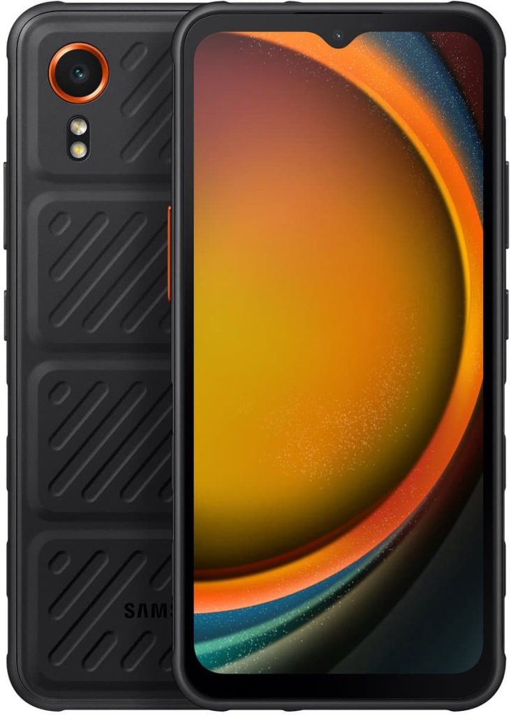 Samsung Galaxy Xcover7 5G – 128GB – Black – voor- en achteraanzicht