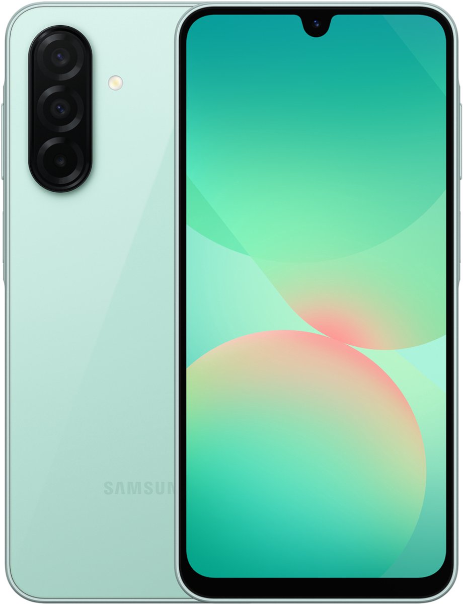 Samsung Galaxy A26 5G - 128GB - Black – voor- en achteraanzicht