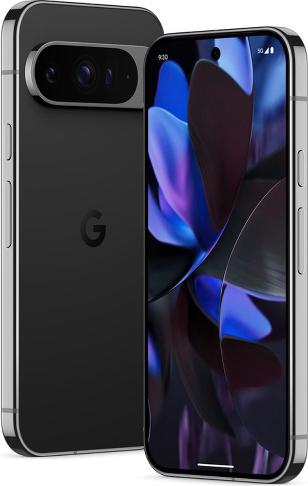 Google Pixel 9 Pro - 128GB - Zwart – voor- en achteraanzicht