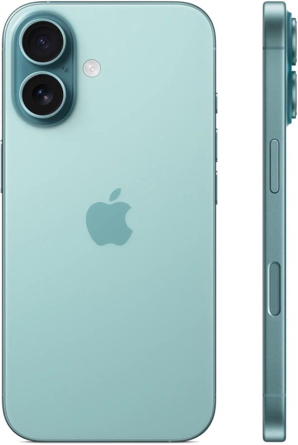 Apple iPhone 16 - 256GB - Groen – achteraanzicht