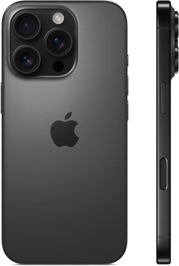 Apple iPhone 16 Pro - 256GB - Zwart Titanium – achteraanzicht