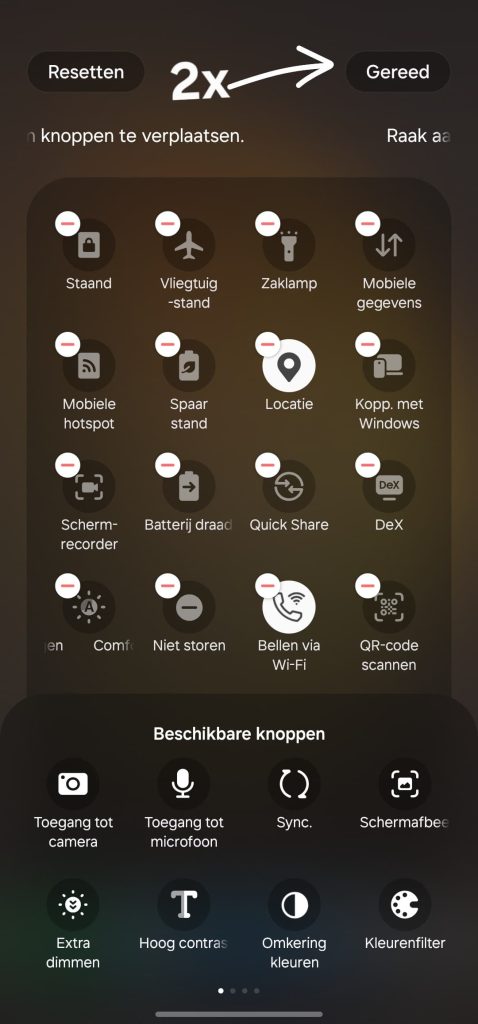 Gereed klikken