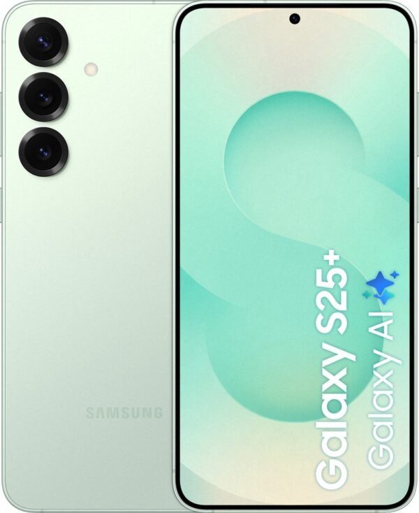 Samsung Galaxy S25 5G - 256GB - Mint – voor- en achteraanzicht