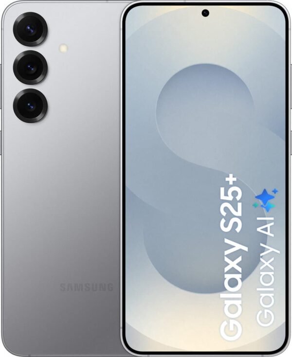 Samsung Galaxy S25 5G - 512GB - Silver Shadow – voor- en achteraanzicht