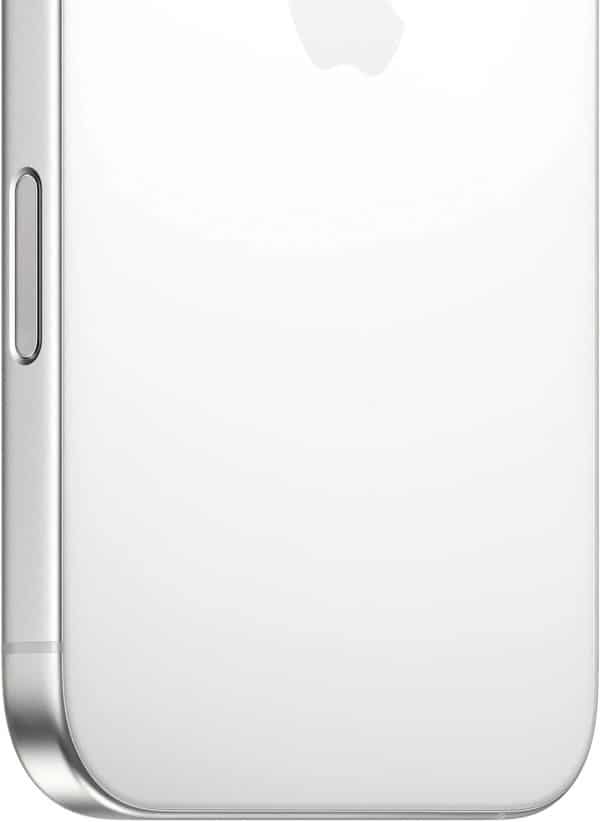 Apple iPhone 16 Pro Max – 256GB – Wit Titanium – achteraanzicht
