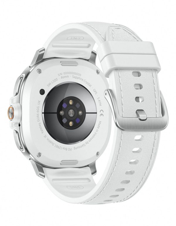 Samsung Galaxy Watch8 Classic – 46mm – LTE - White – achteraanzicht