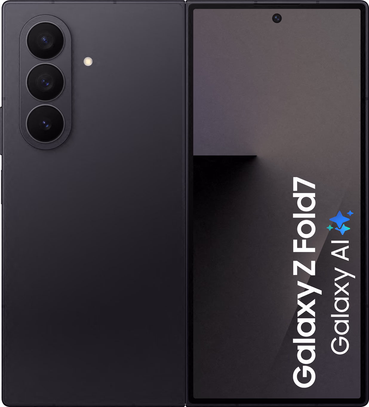 samsung galaxy z fold7 5g 512gb jet black voor-en-achteraanzicht
