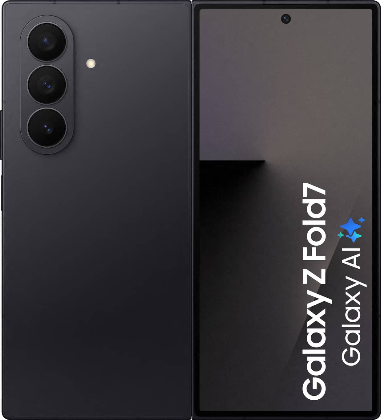 Samsung Galaxy Z Fold7 5G - 512GB - Blue Shadow – voor- en achteraanzicht