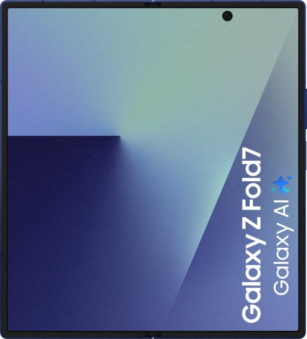 Samsung Galaxy Z Fold7 5G - 512GB - Blue Shadow – voor- en achteraanzicht