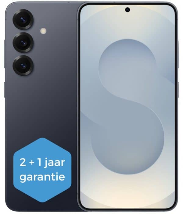 Samsung Galaxy S25 5G - 512GB - Blueblack – voor- en achteraanzicht