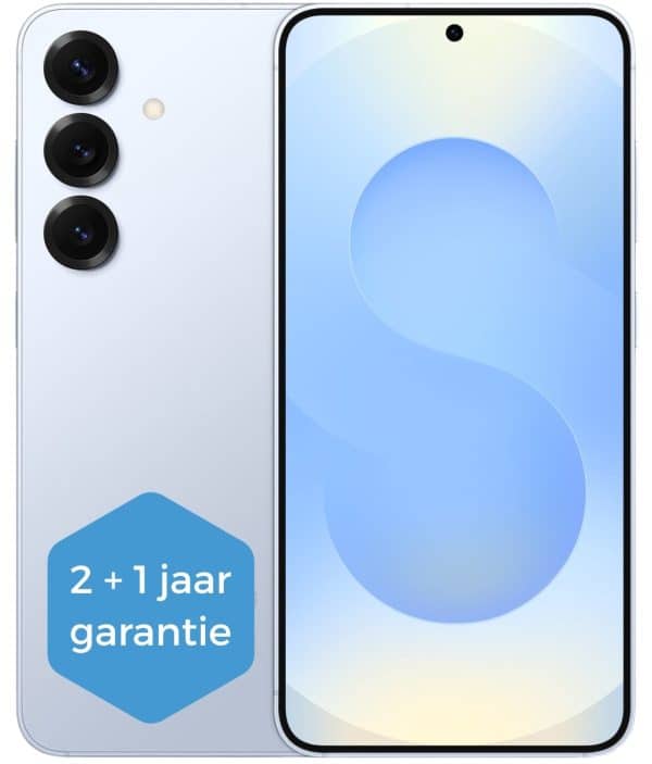 Samsung Galaxy S25 5G - 256GB - Icy Blue – voor- en achteraanzicht
