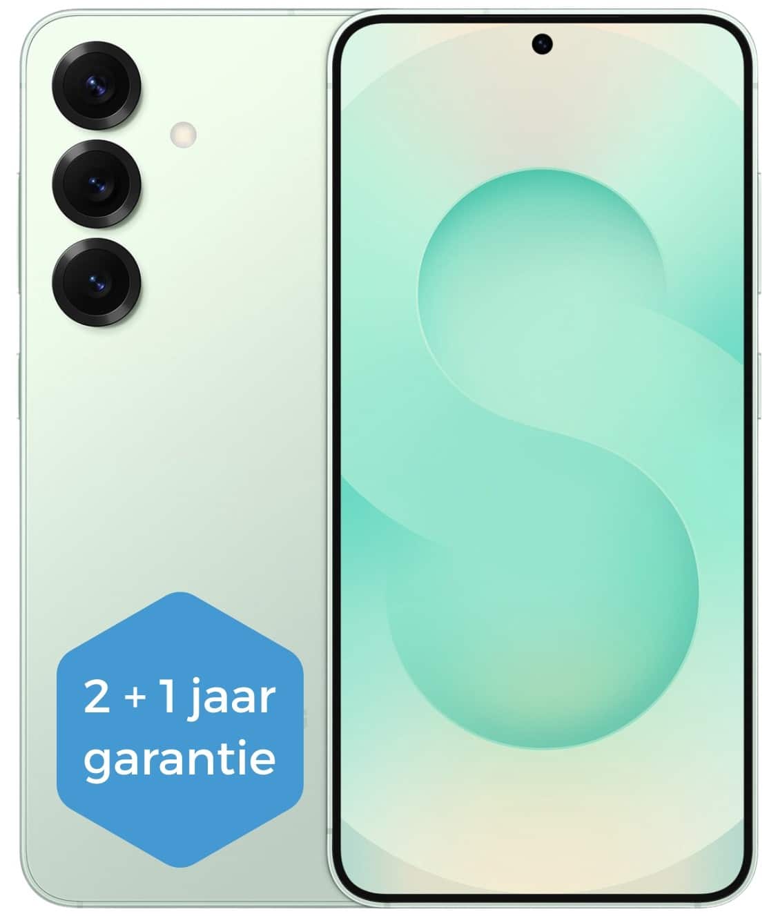 Samsung Galaxy S25 5G - 256GB - Icy Blue – voor- en achteraanzicht