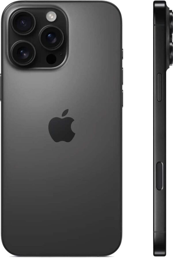 Apple iPhone 16 Pro Max - 256GB - Zwart Titanium – achteraanzicht