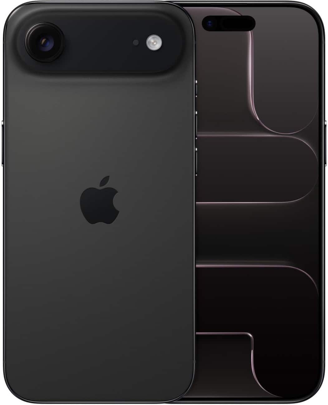 Apple iPhone Air - 512GB - Space Black – voor- en achteraanzicht
