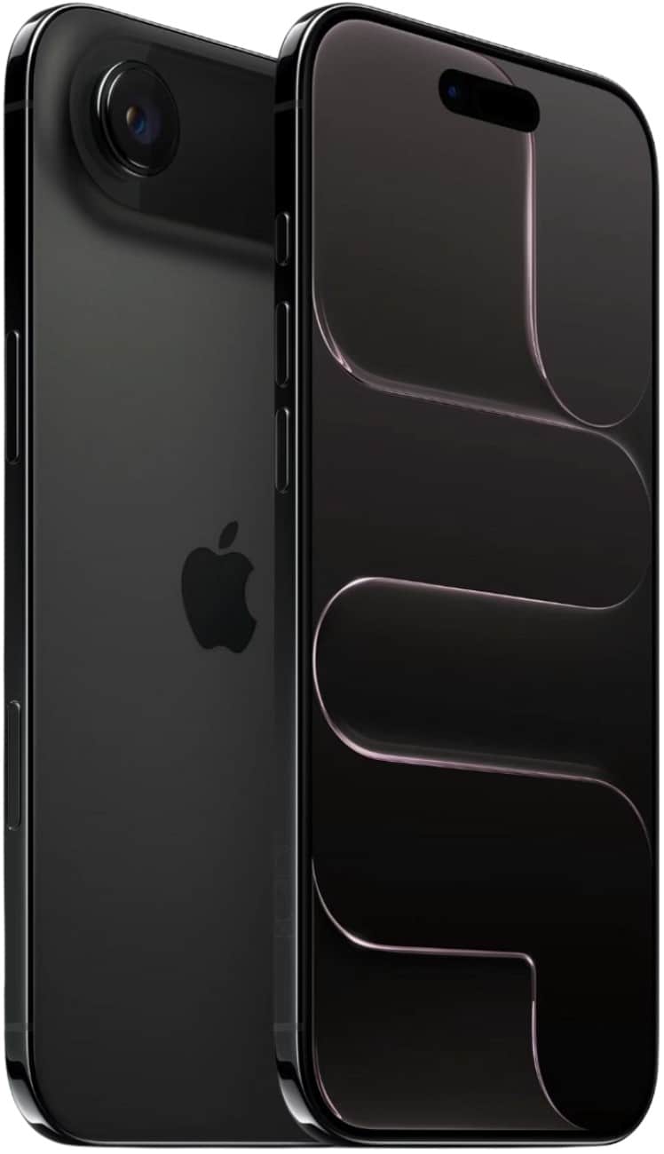 Apple iPhone Air - 512GB - Space Black – voor- en achteraanzicht