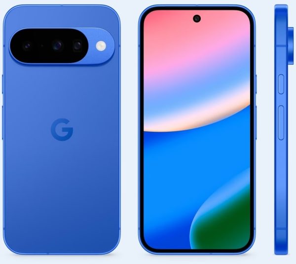 Google Pixel 10 - 12GB/128GB - Blauw – voor- en achteraanzicht