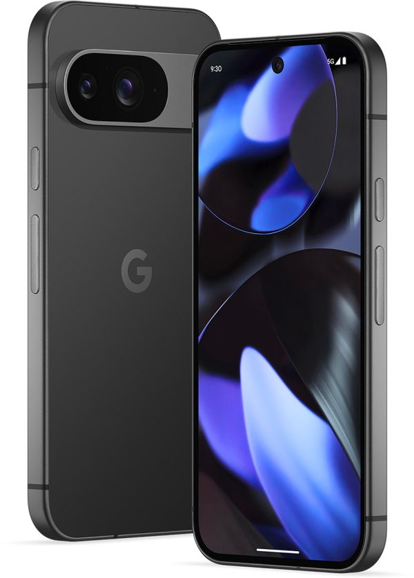 Google Pixel 9 - 256GB - Zwart – voor- en achteraanzicht