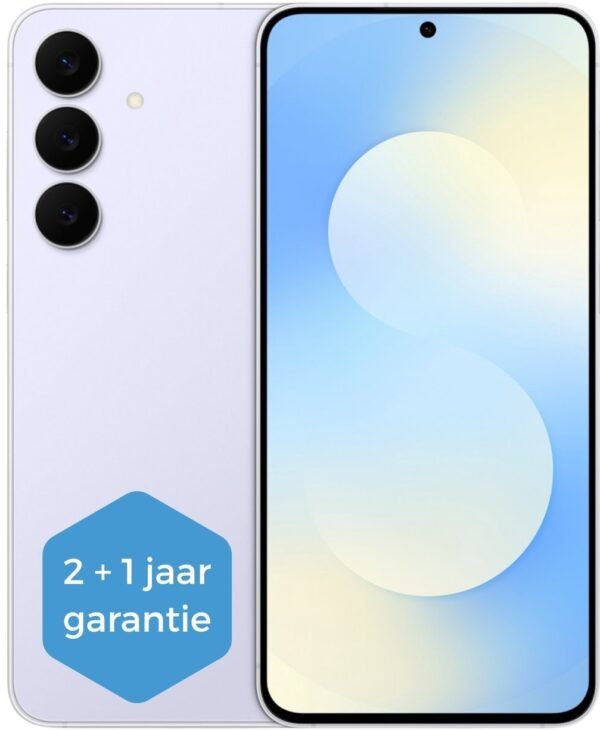 Samsung Galaxy S25 FE - 256GB - Icy Blue – voor- en achteraanzicht