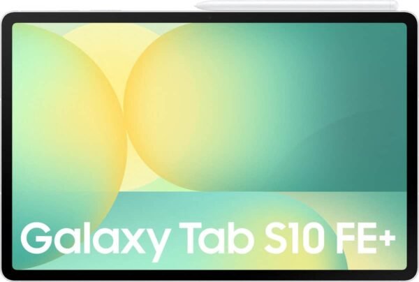 Samsung Galaxy Tab S10 FE Plus - Wifi - 128GB - Silver – vooraanzicht