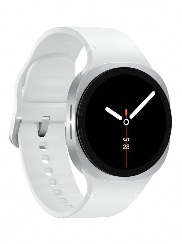 Samsung Galaxy Watch8 - smartwatch - 44mm - Silver – vooraanzicht