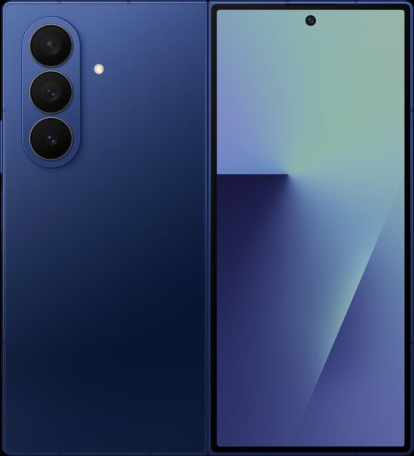Samsung Galaxy Z Fold7 5G - 1TB - Blue Shadow – voor- en achteraanzicht