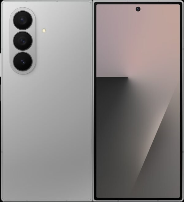 Samsung Galaxy Z Fold7 5G – 512GB – Silver Shadow – voor- en achteraanzicht