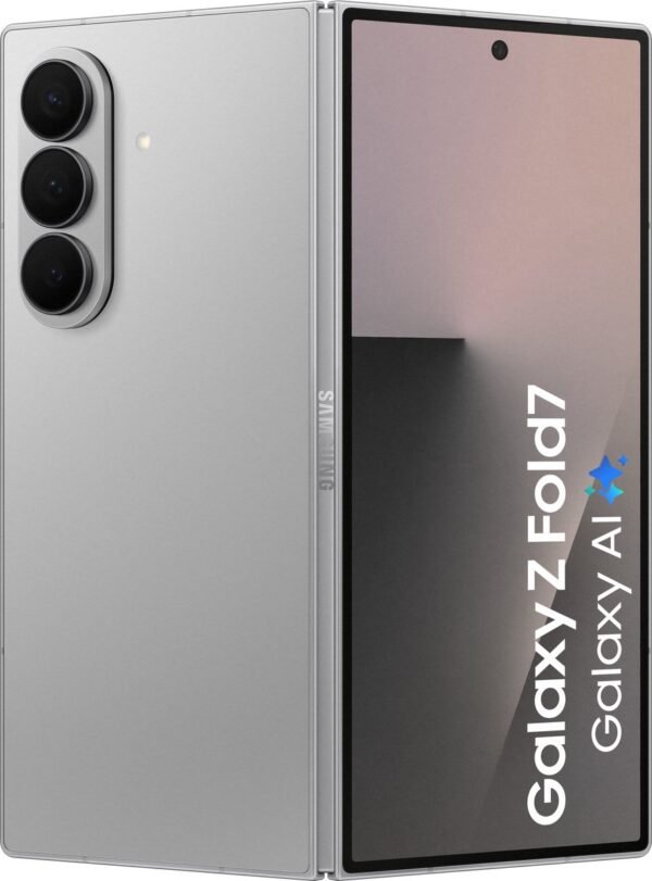 Samsung Galaxy Z Fold7 5G – 512GB – Silver Shadow – achteraanzicht
