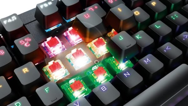 Trust GXT 1863 Thaz – Gaming Toetsenbord – RGB – Mechanisch