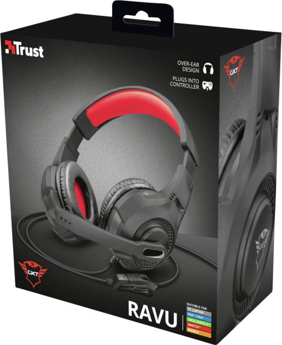Trust GXT307 RAVU – Gaming Headset – Geschikt voor PC
