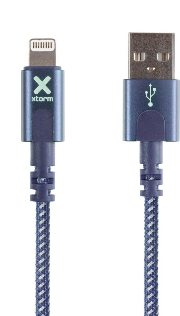 Xtorm USB naar Lightning Kabel – 1 meter – Blauw