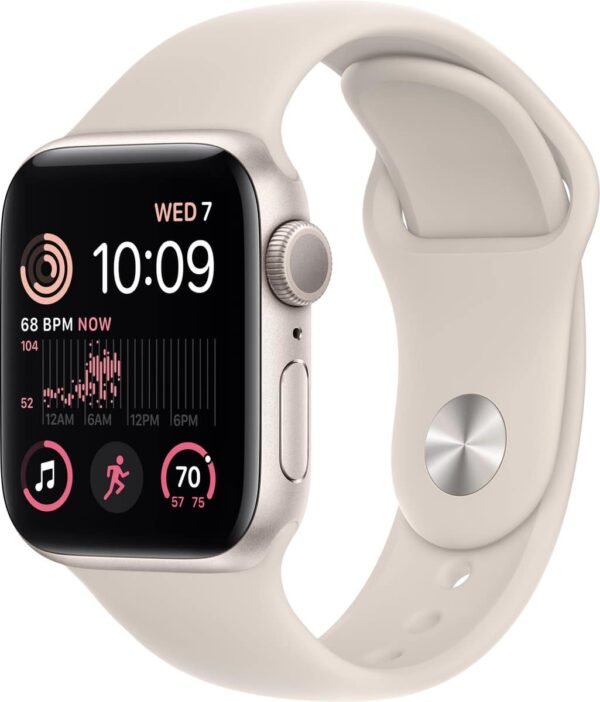 Apple Watch SE 2022 - 40mm - Starlight - Sportband S/M