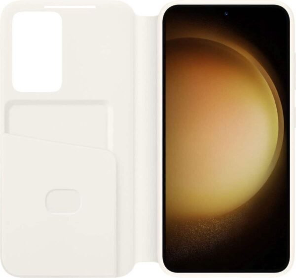 Samsung Smart View Cover - Samsung Galaxy S23 Plus - Cream