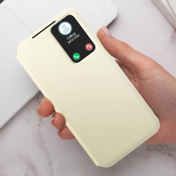 Samsung Smart View Cover - Samsung Galaxy S23 Plus - Cream