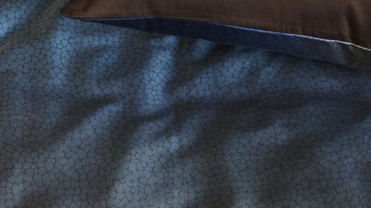 Beddinghouse Silence dekbedovertrek - Blauw - 240x200/220