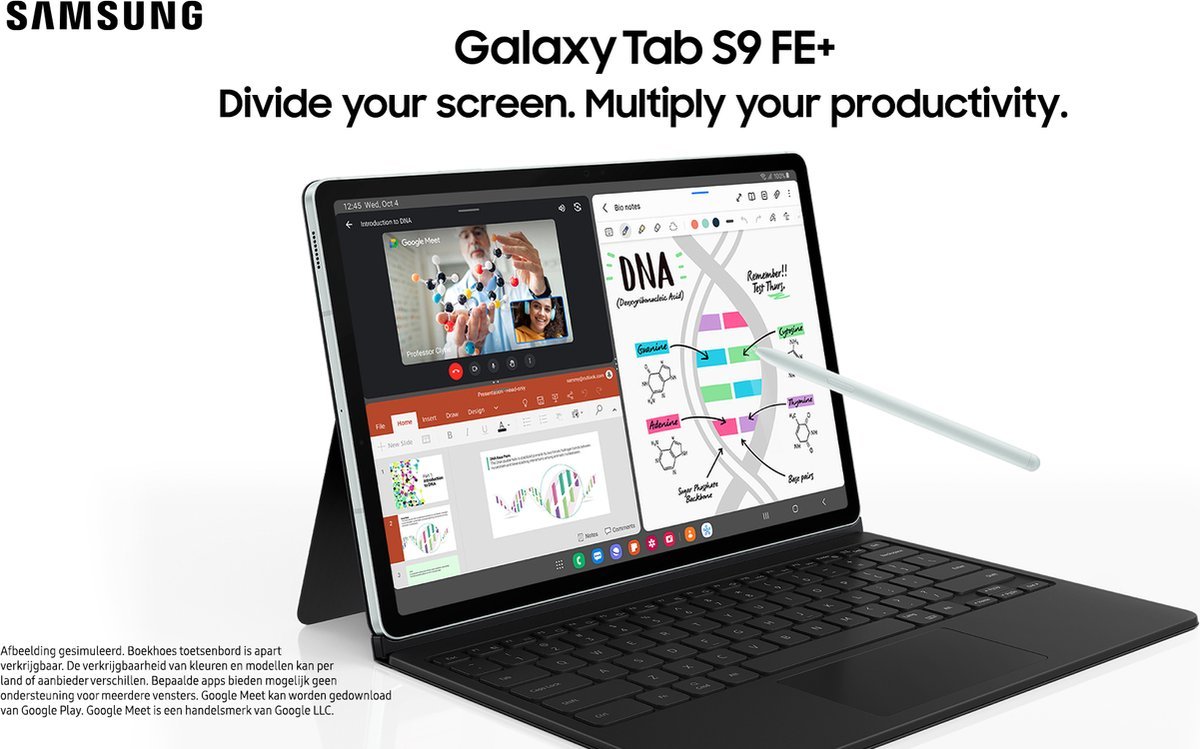 Samsung Galaxy Tab S9 FE - WiFi - 128GB - Groen