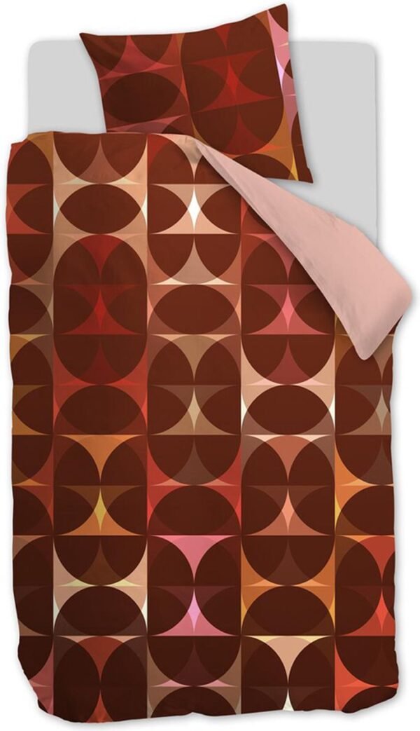 Beddinghouse Redwood dekbedovertrek - Rood - 240x200/220