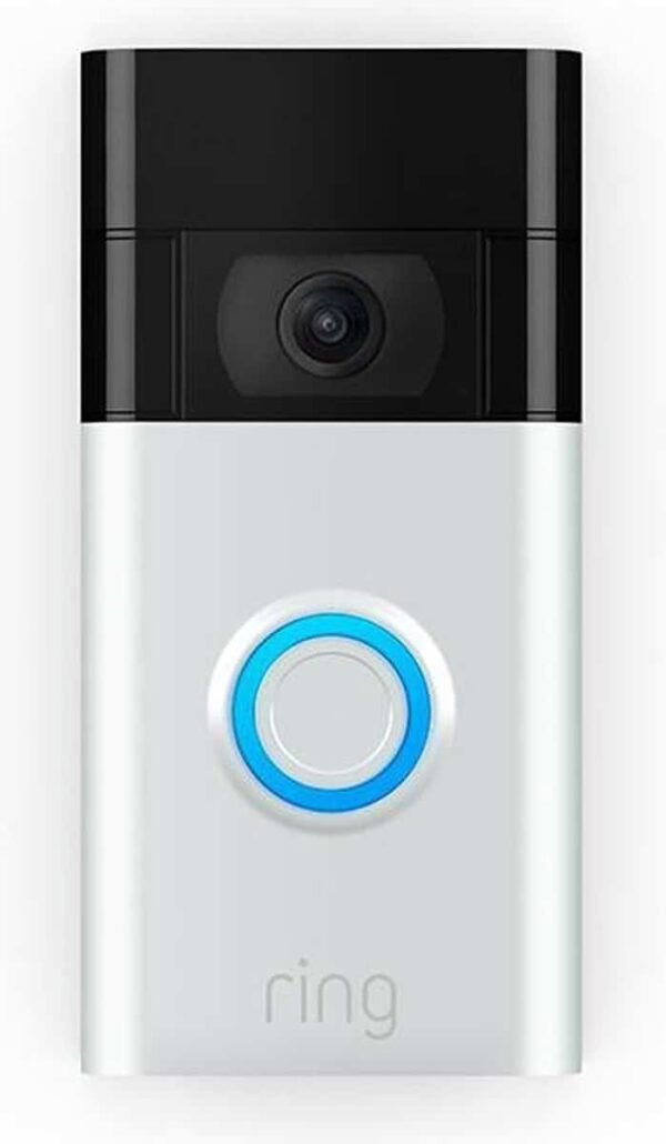 Ring Video Deurbel (2de generatie) - Draadloos - 1080p HD-video - Zilver