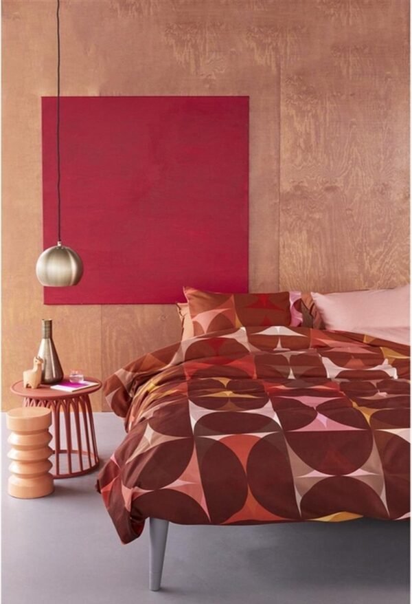 Beddinghouse Redwood dekbedovertrek - Rood - 240x200/220