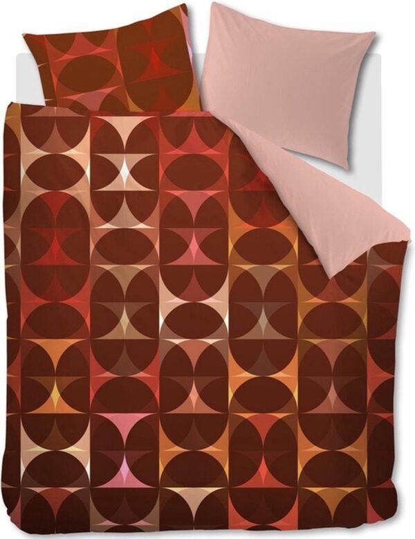 Beddinghouse Redwood dekbedovertrek - Rood - 240x200/220