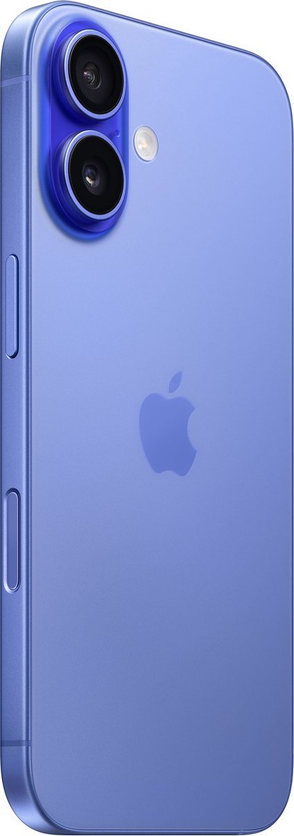Apple iPhone 16 – 128GB – Blauw – achteraanzicht