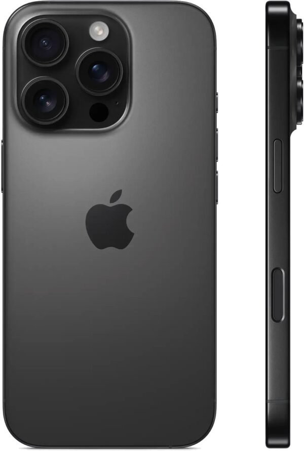 Apple iPhone 16 Pro - 128GB - Zwart Titanium – achteraanzicht