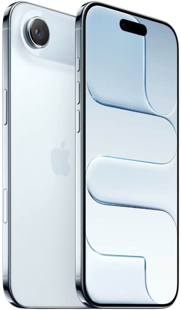 Apple iPhone Air - 1TB - Sky Blue – voor- en achteraanzicht