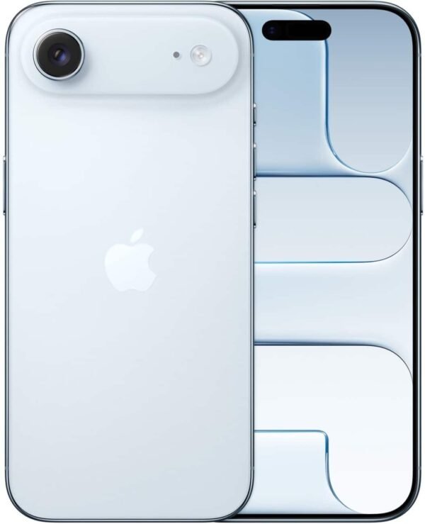 Apple iPhone Air - 1TB - Sky Blue – voor- en achteraanzicht