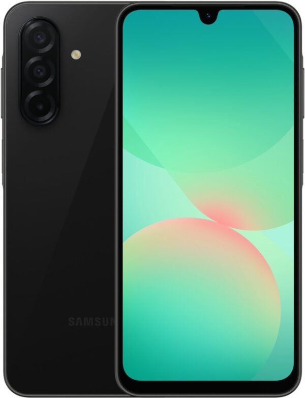 Samsung Galaxy A26 5G - 128GB - Black – voor- en achteraanzicht