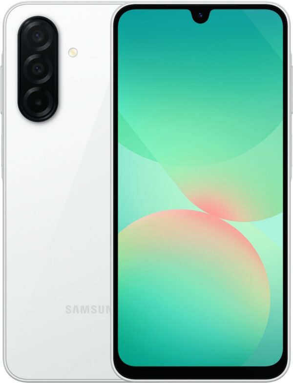 Samsung Galaxy A26 5G – 128GB – White – voor- en achteraanzicht